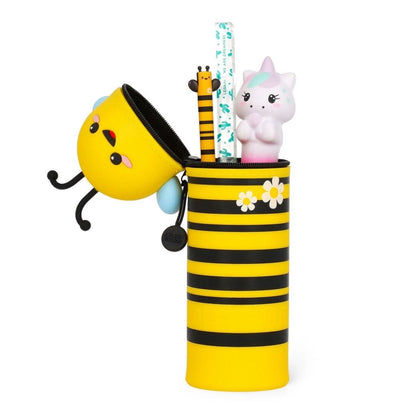 Legami 2-In-1 Silicone Pencil Case Bee