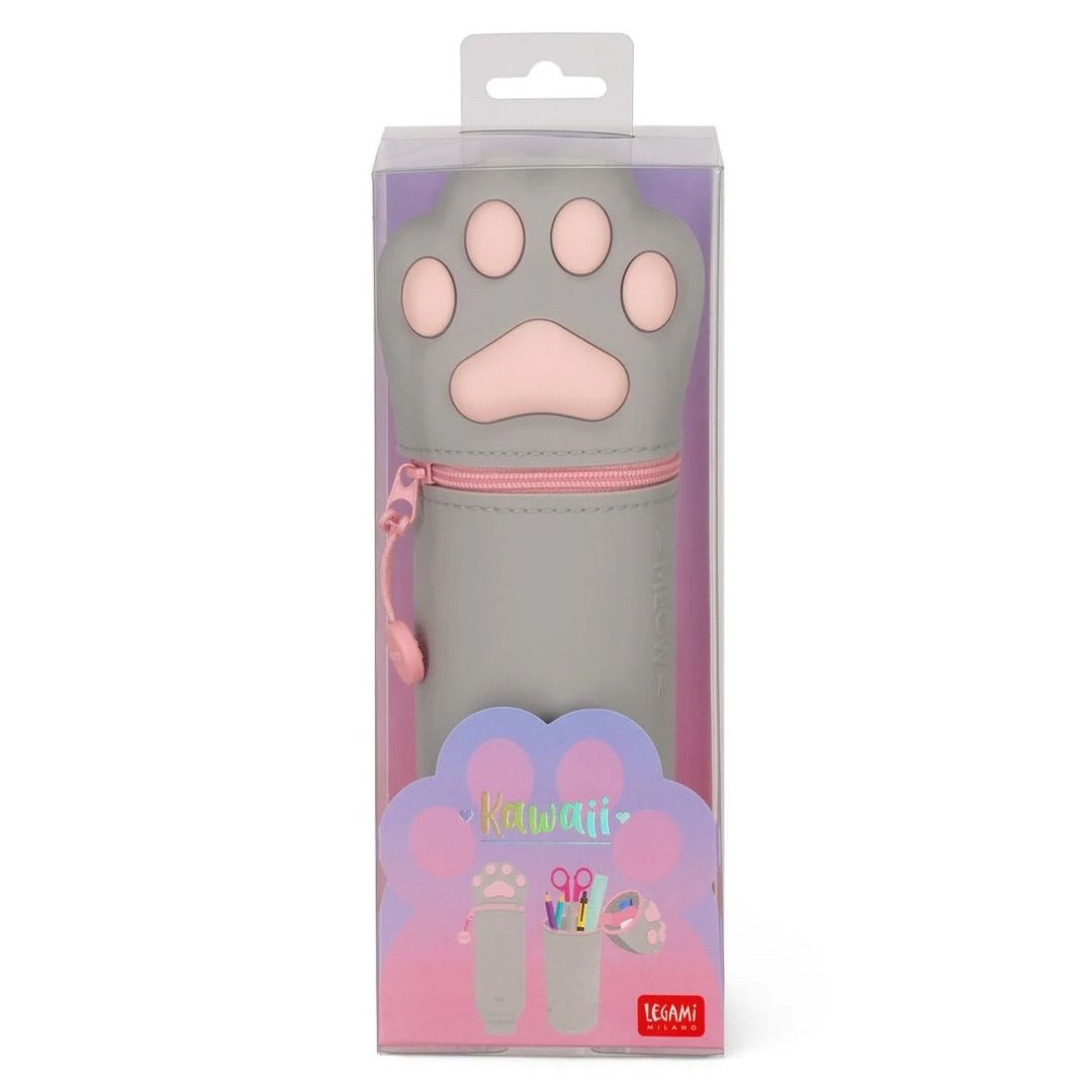 Legami 2-In-1 Silicone Pencil Case Kitty Paw