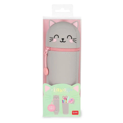 Legami 2-In-1 Silicone Pencil Case Kitty