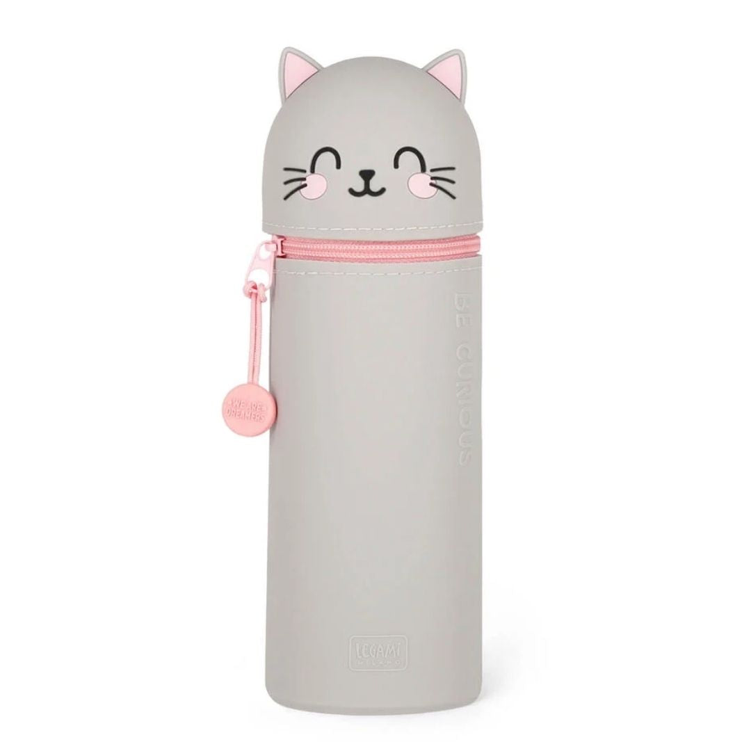 Legami 2-In-1 Silicone Pencil Case Kitty