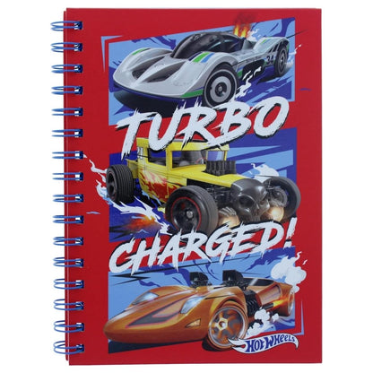 Hot Wheels A5 Spiral Notebook Turbo Charged