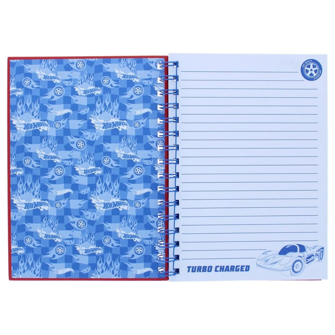 Hot Wheels A5 Spiral Notebook Turbo Charged