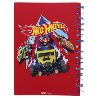 Hot Wheels A5 Spiral Notebook Turbo Charged