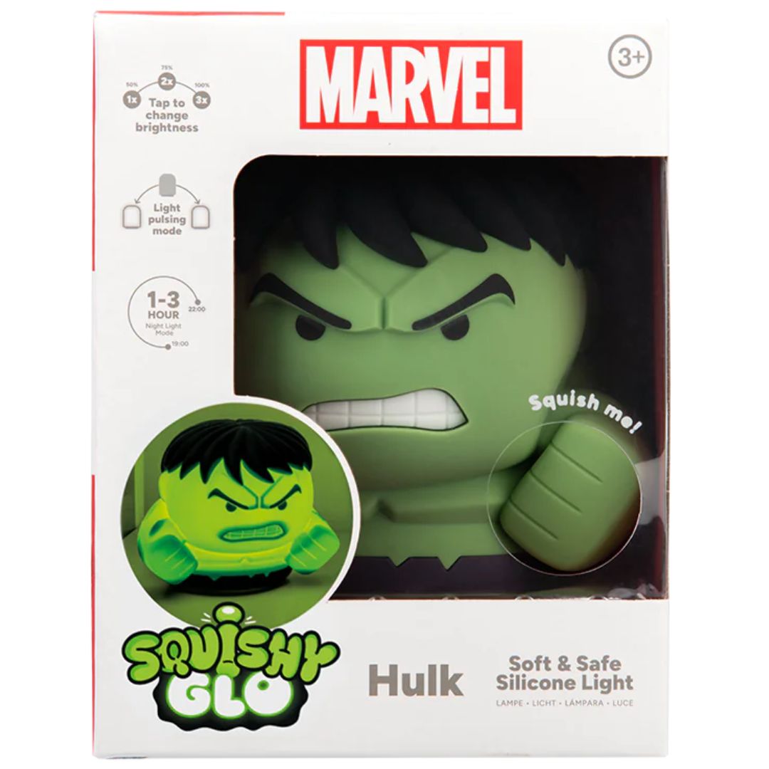 Marvel Universe Hulk SquishyGlo Silicone Desk Lamp