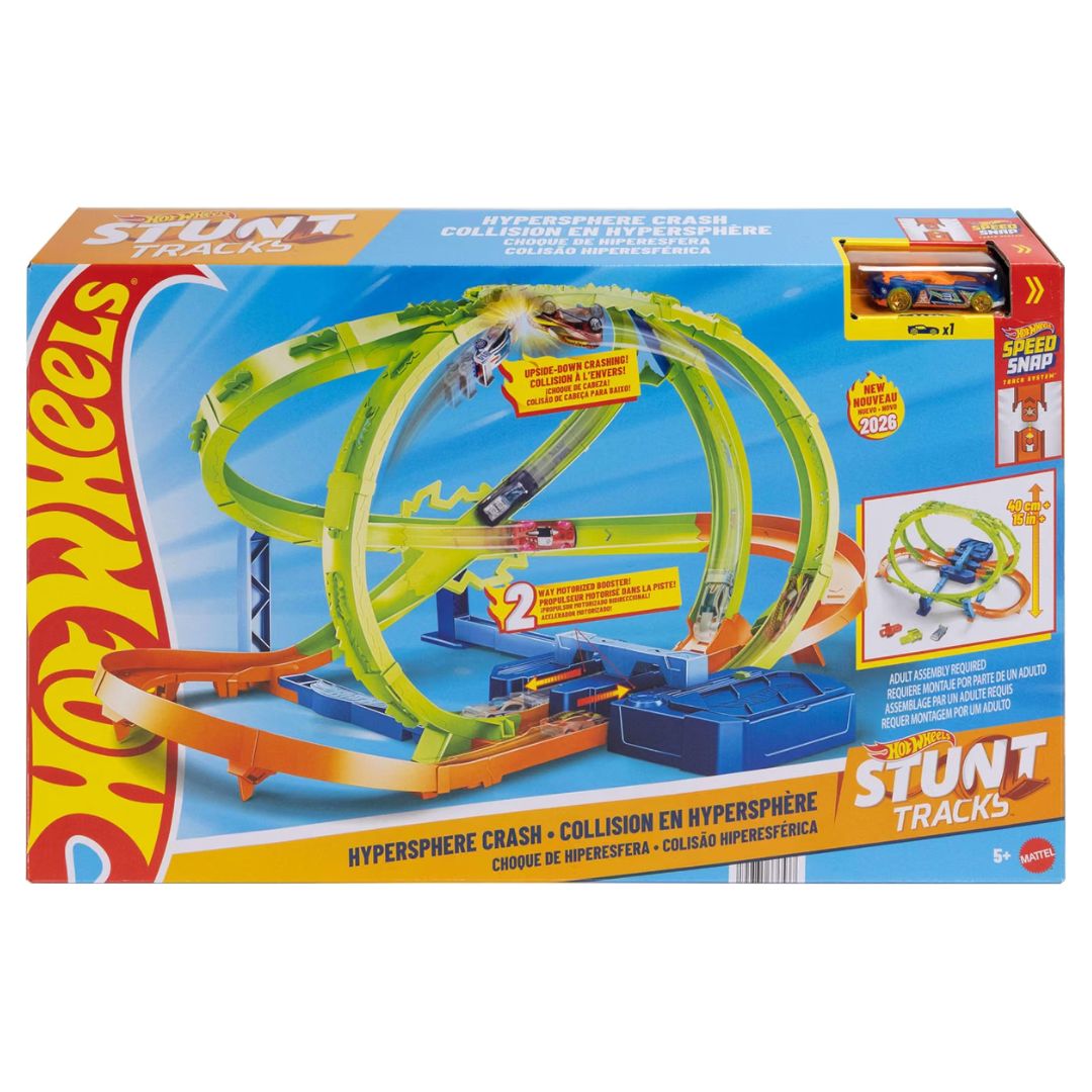 Hot Wheels Stunt Tracks Hypersphere Crash
