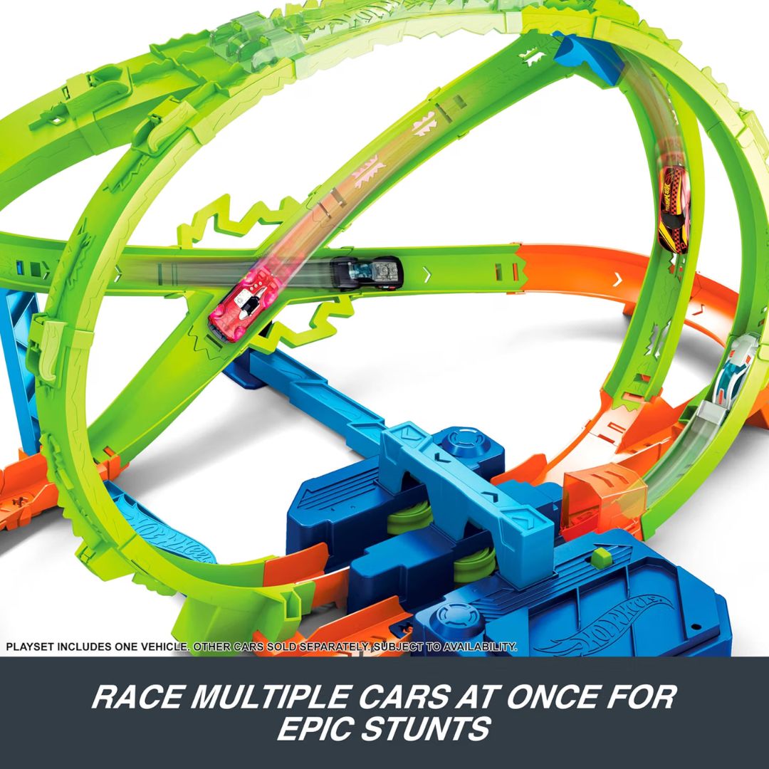 Hot Wheels Stunt Tracks Hypersphere Crash