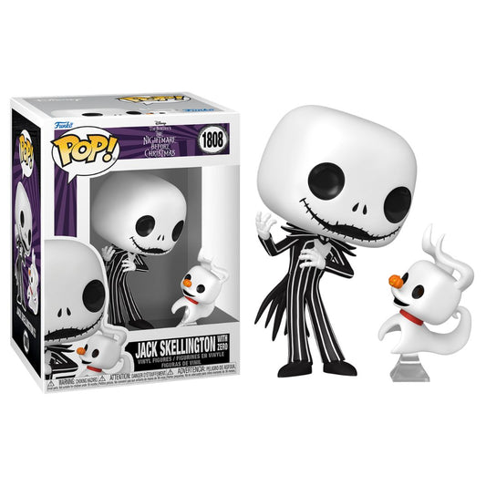 Pop! Vinyl - Disney Nightmare Before Christmas - Jack Skellington with Zero 1808