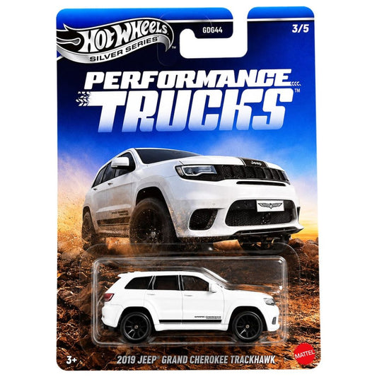 Hot Wheels Silver Series Performance Trucks 2019 Jeep Grand Cherokee Trackhawk