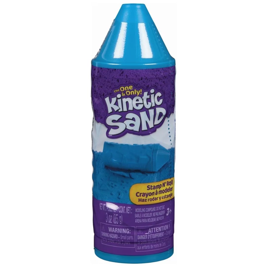 Kinetic Sand Stamp N' Roll - Blue
