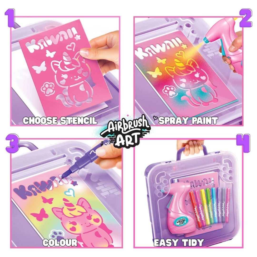 Airbrush Art Kawaii Activity Case