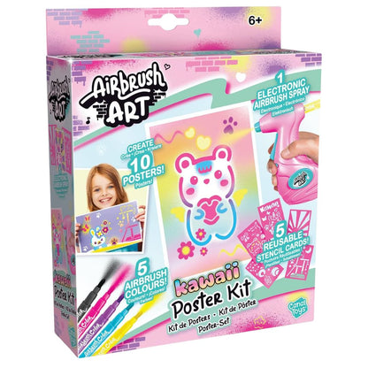 Airbrush Art Kawaii Poster Kit