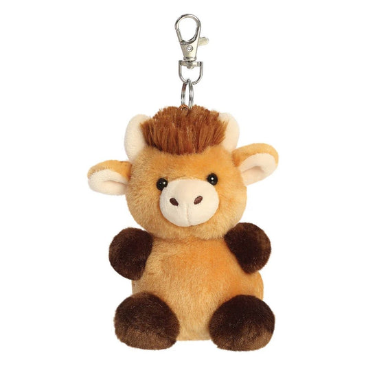 Palm Pals Hubert Highland Cow Clip-On