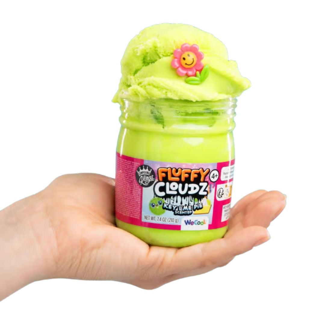 Compound Kings Fluffy Clouds Slime Jar Key Lime Pie Scented