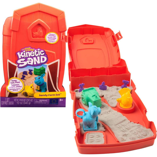 Kinetic Sand Sandy Farm Playset