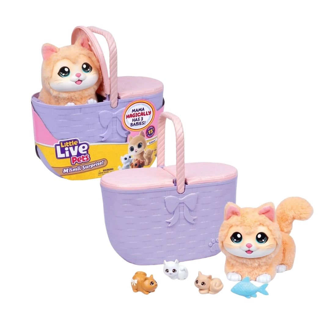 Little Live Pets Mama Surprise Kittens Playset