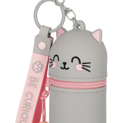 Legami Kitty Coin Purse with Key Ring