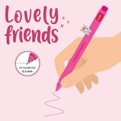 Legami Gel Pens Lovely Friends Unicorn