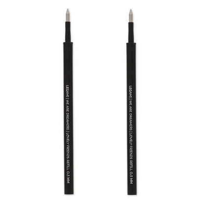 Legami Gel Pens Lovely Friends Black Ink Refills