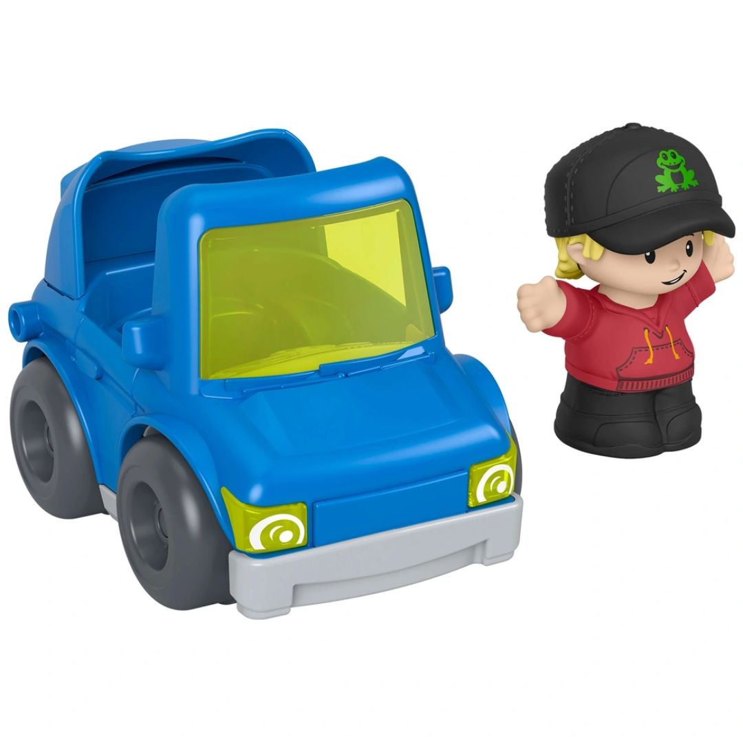 Fisher-Price Little People Let's Go Small Vehicle Blue