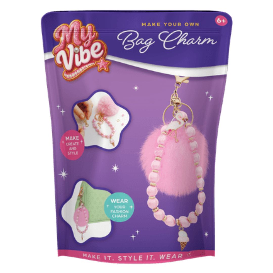 My Vibe Bag Charm - Blush Glow