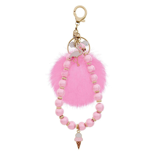 My Vibe Bag Charm - Blush Glow