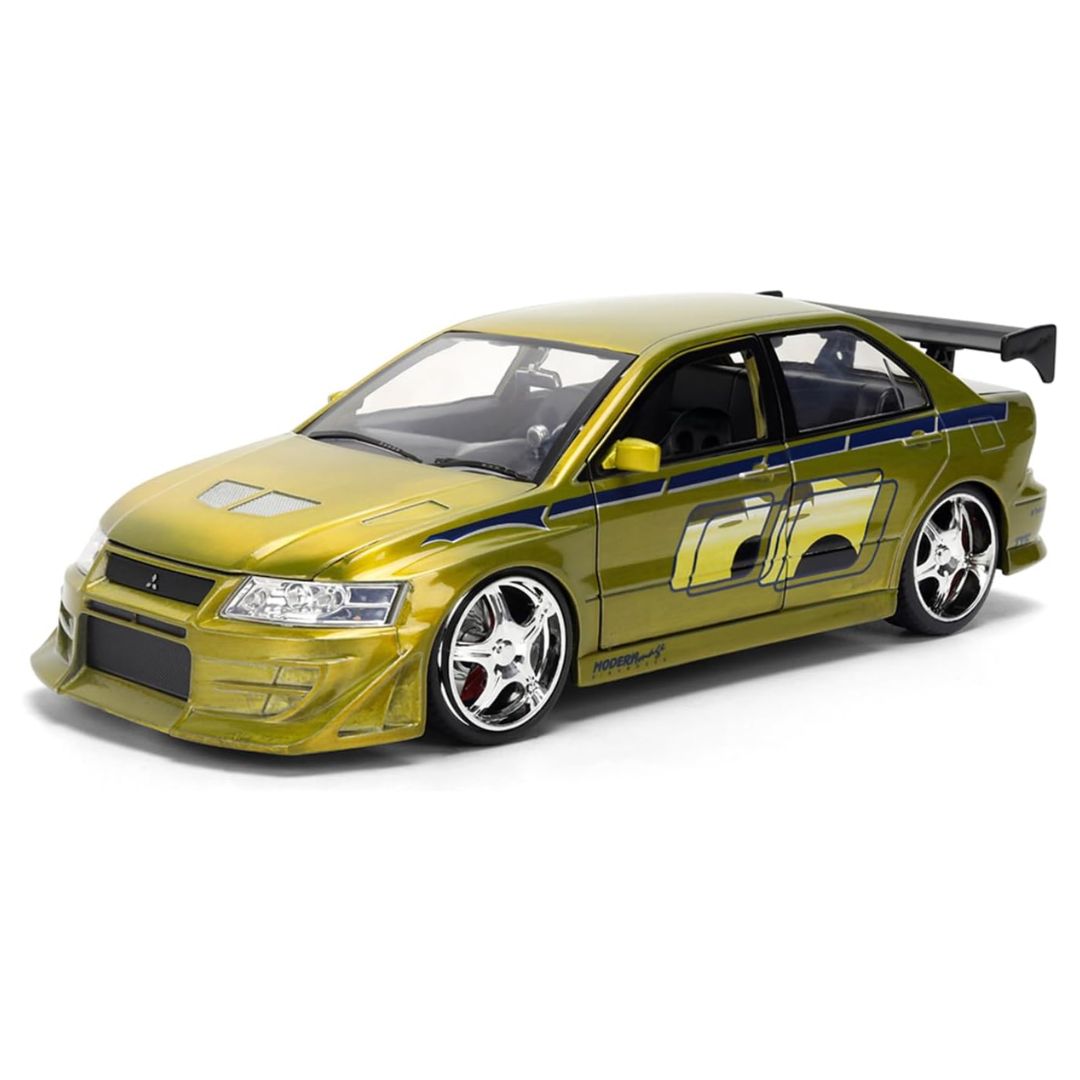 Fast & Furious 1:24 Diecast Brian's Mitsubishi Lancer Evolution VII (Color Brush Finish)