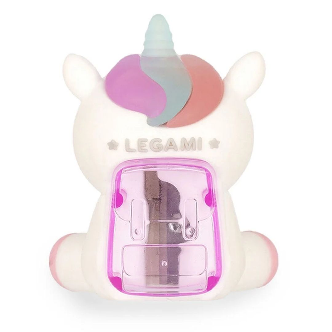 Legami Light-Up Pencil Sharpener With Container Unicorn