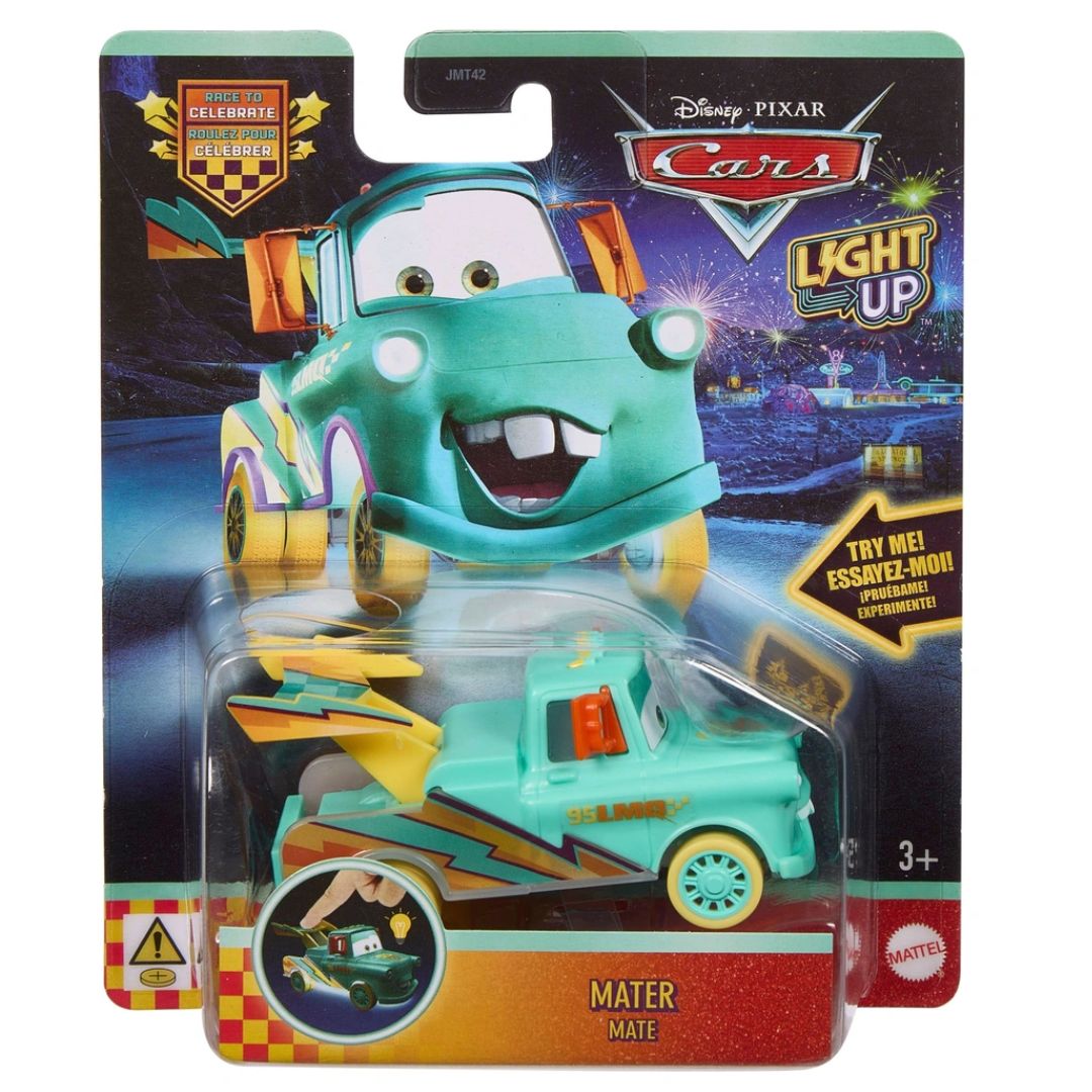 Disney Pixar Cars 1:55 Race To Celebrate Light-Up - Mater