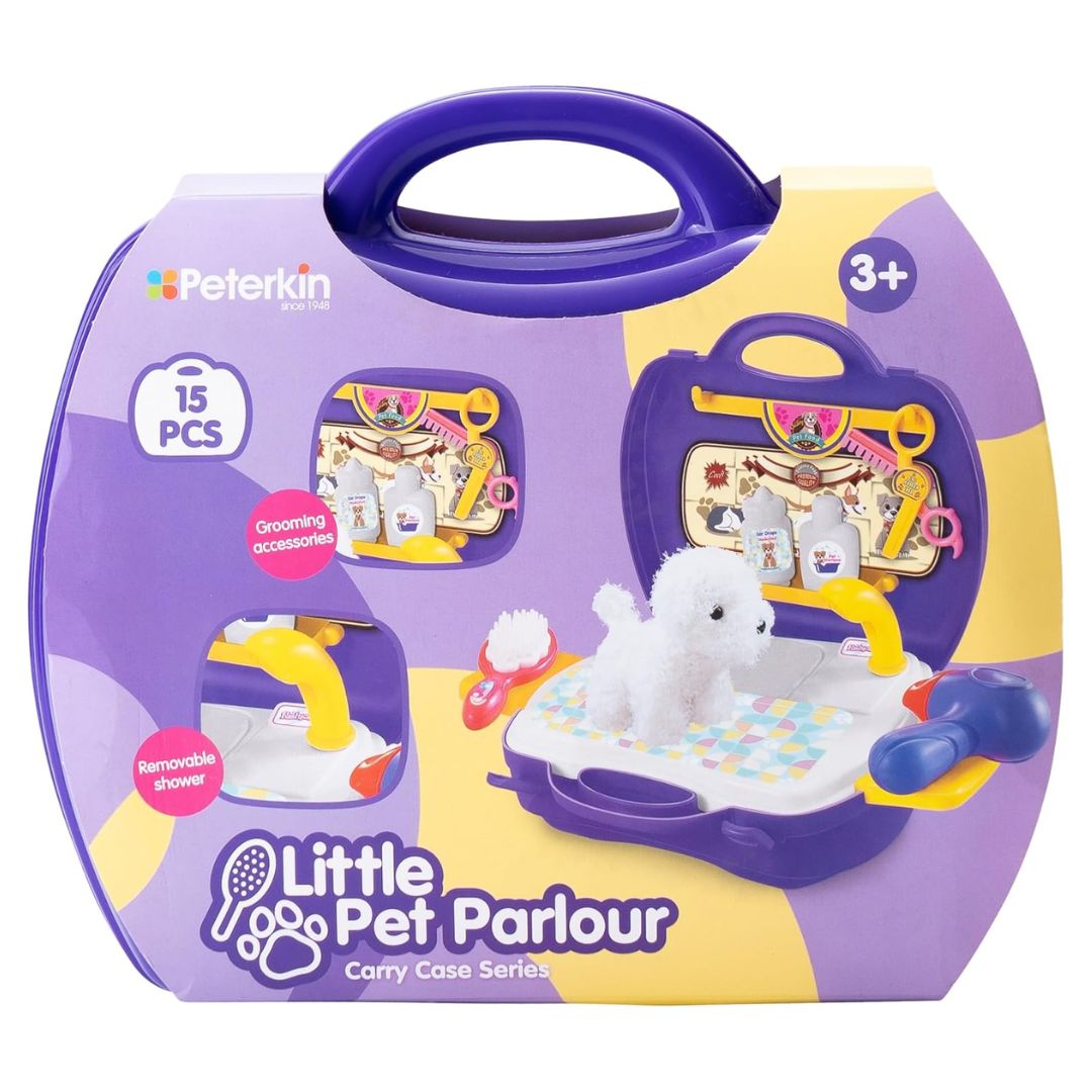 Peterkin Little Pet Parlour Carry Case Playset
