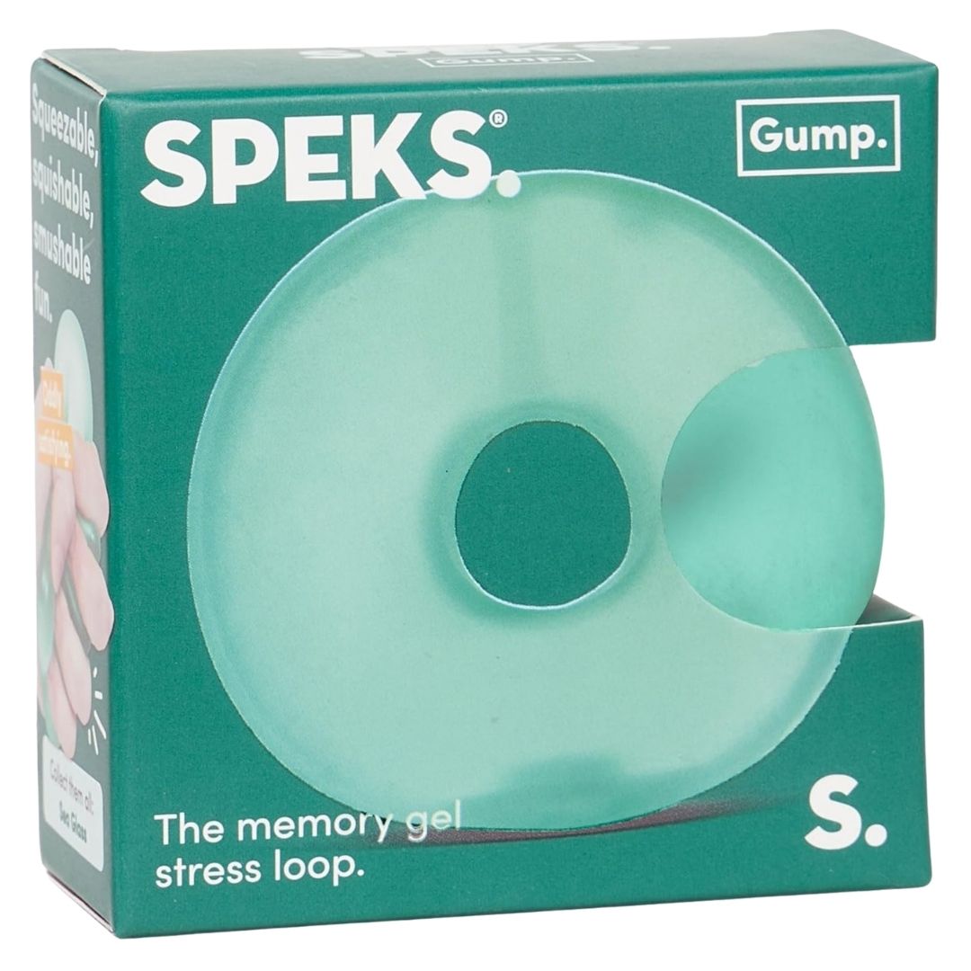 Speks. Gump Loop Memory Gel Stress Ball - Sea Glass