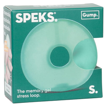 Speks. Gump Loop Memory Gel Stress Ball - Sea Glass
