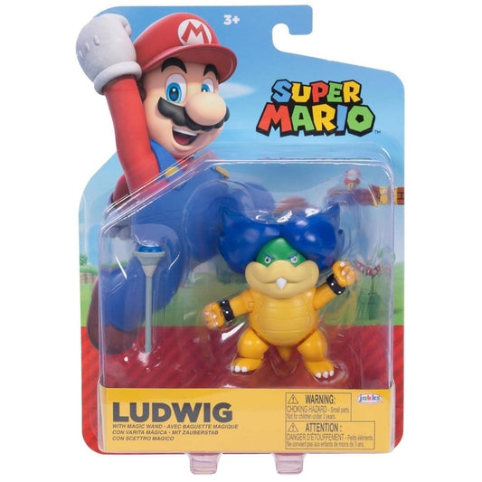 Super Mario 4" Lugwig with Magic Wand Figure