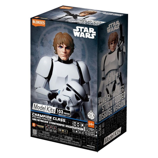 Blokees Star Wars Champion Class Luke Skywalker Stormtrooper Disguise Model Kit