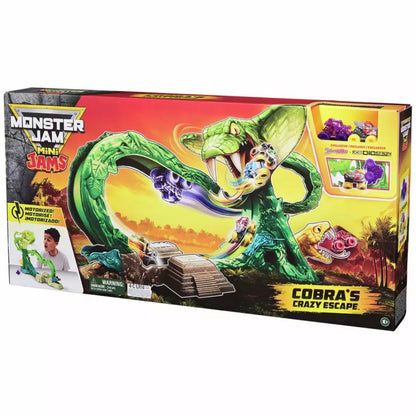 Monster Jam Mini Jams Cobra's Crazy Escape Playset