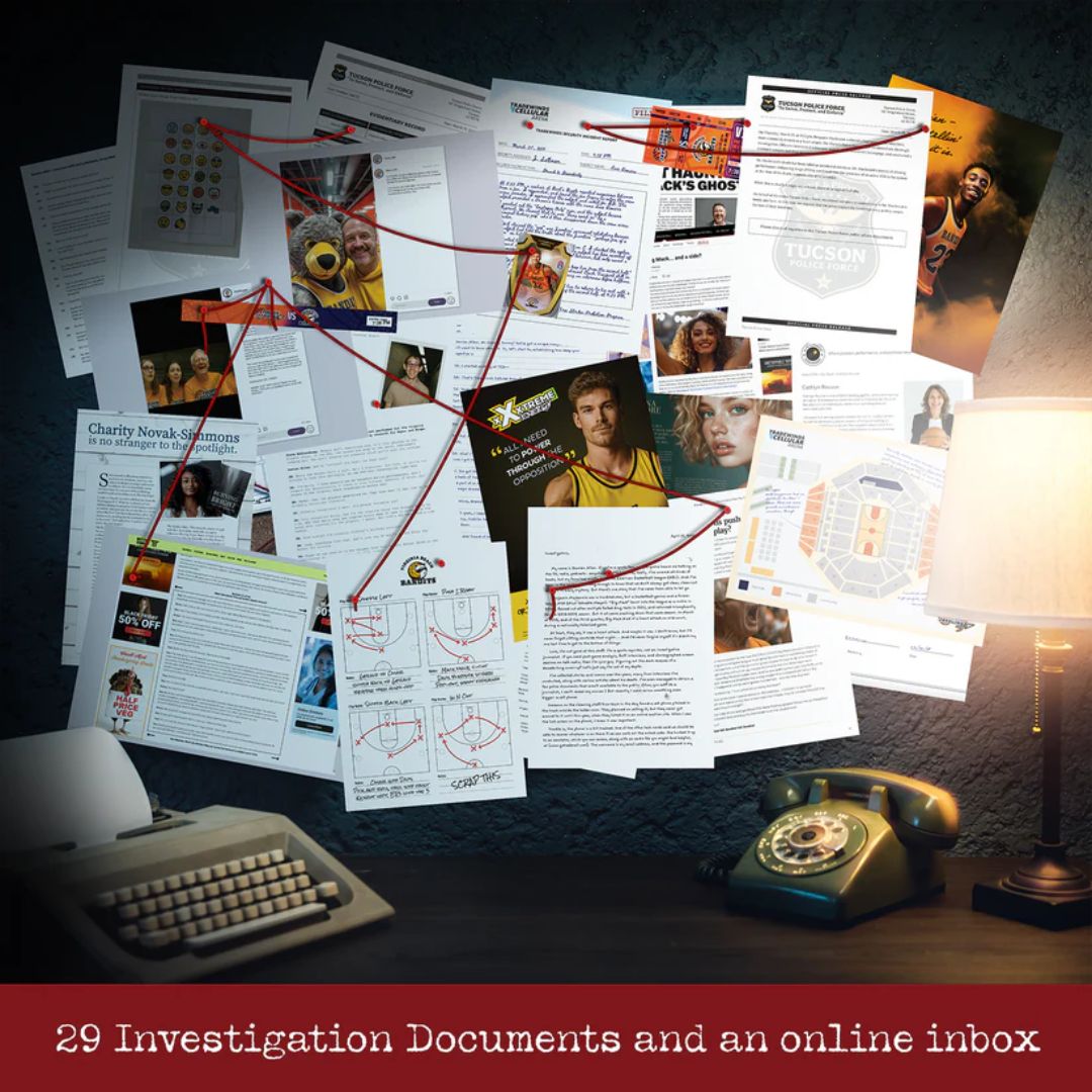 Cryptic Killers Murder of an MVP Unsolved Murder Mystery Game