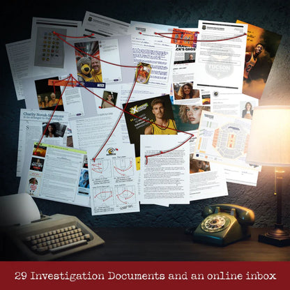 Cryptic Killers Murder of an MVP Unsolved Murder Mystery Game