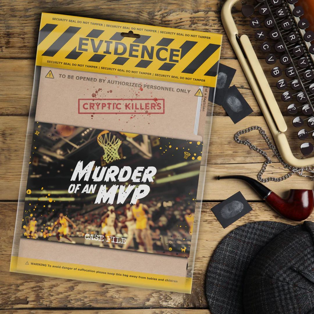 Cryptic Killers Murder of an MVP Unsolved Murder Mystery Game