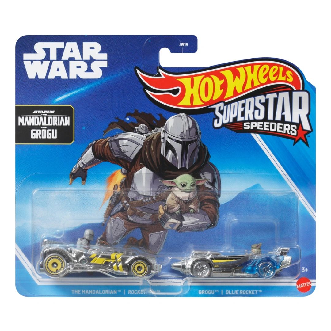 Hot Wheels Superstar Speeders Star Wars The Mandalorian and Grogu 2 Pack