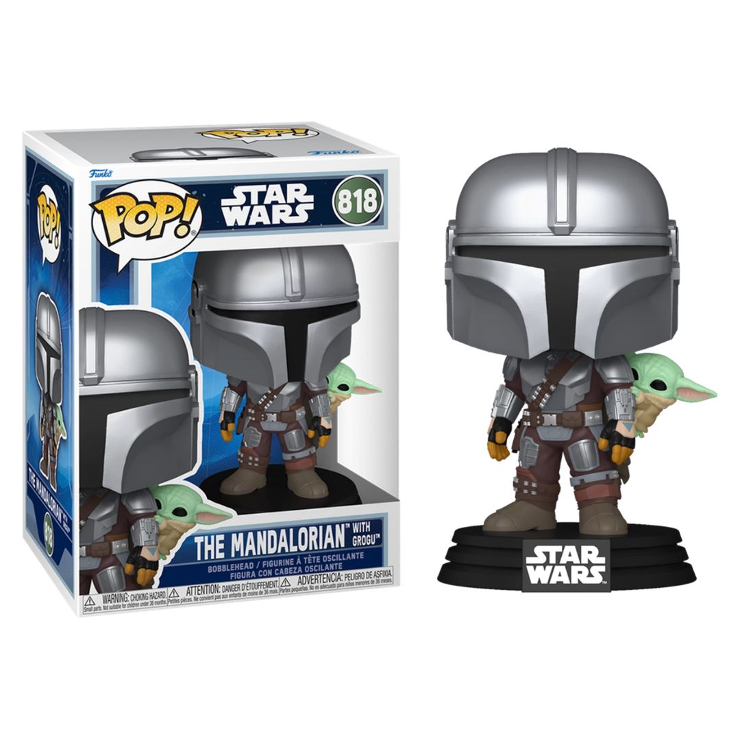 Pop! Vinyl - Star Wars - The Mandalorian with Grogu 818