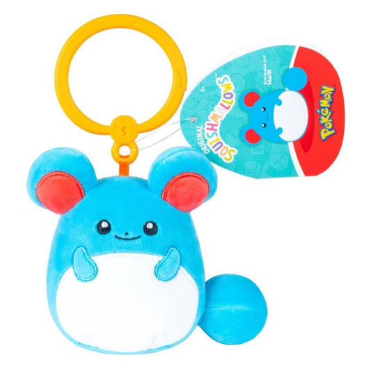 Squishmallows Pokemon Clip-on Plush - Marill