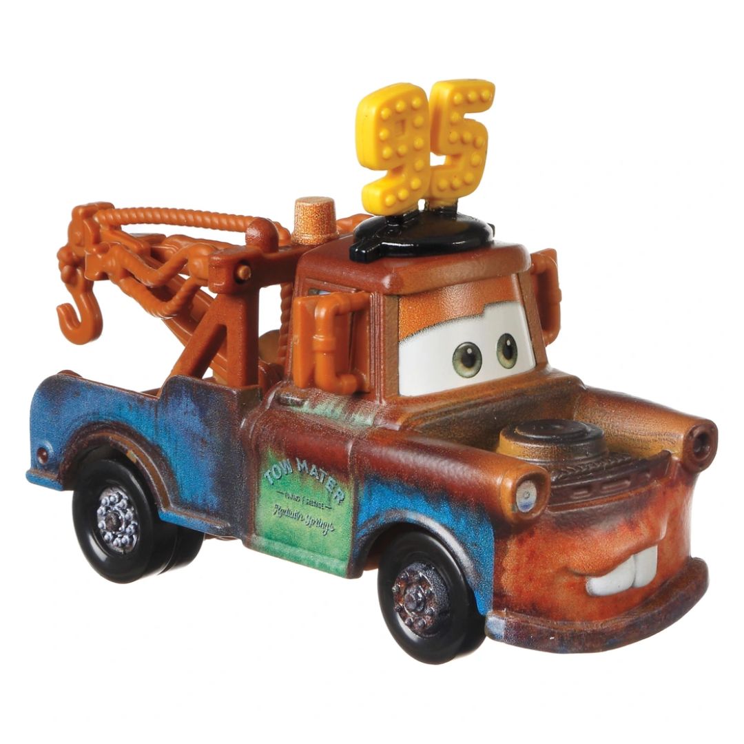 Disney Pixar Cars 1:55 Die Cast - Mater with #95 Hat