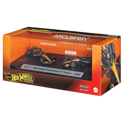 Hot Wheels Premium 2025 Formula 1 Mclaren Team 2-Pack