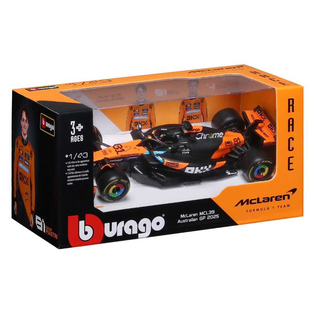 Bburago 1:43 F1 Mclaren MCL39 #81 Oscar Piastri