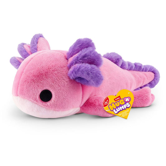 Hug-A-Lumps Medium Fuzzy Plush Ally The Axolotl