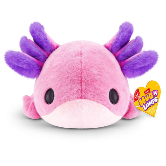 Hug-A-Lumps Medium Fuzzy Plush Ally The Axolotl