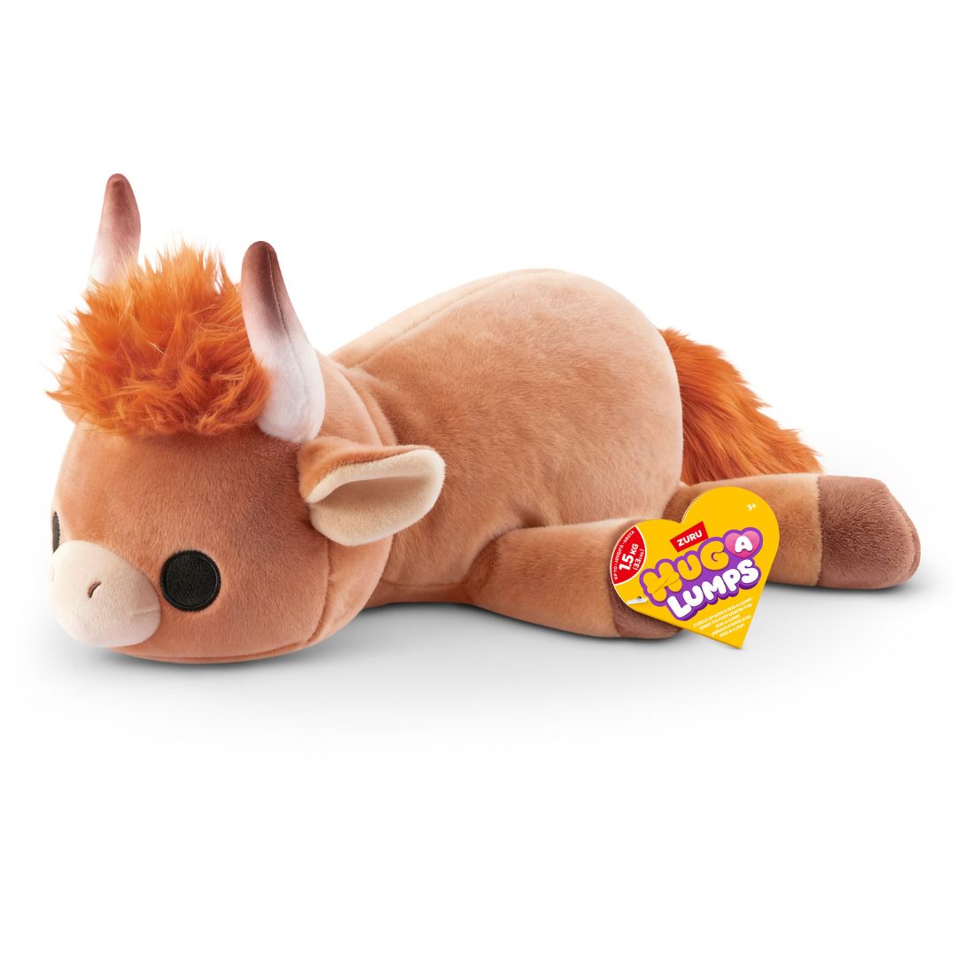 Hug-A-Lumps Medium Fuzzy Plush Holly The Highland Cow