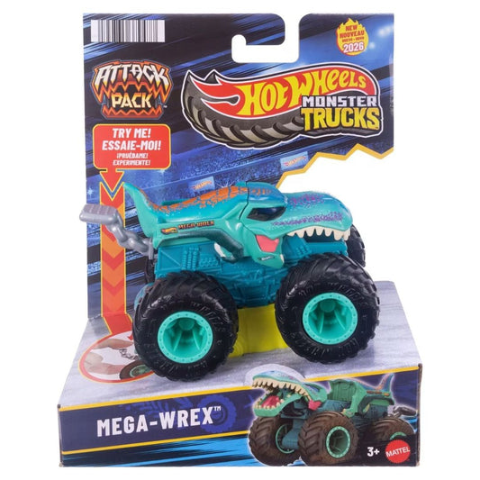 Hot Wheels Monster Trucks Attack Pack Mega-Wrex