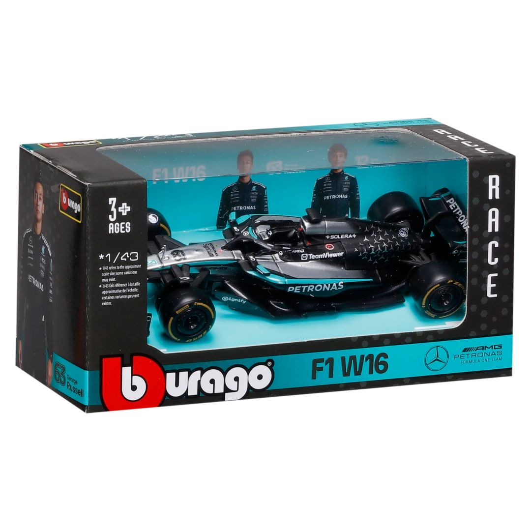 Bburago 1:43 F1 Mercedes W16 #63 George Russell