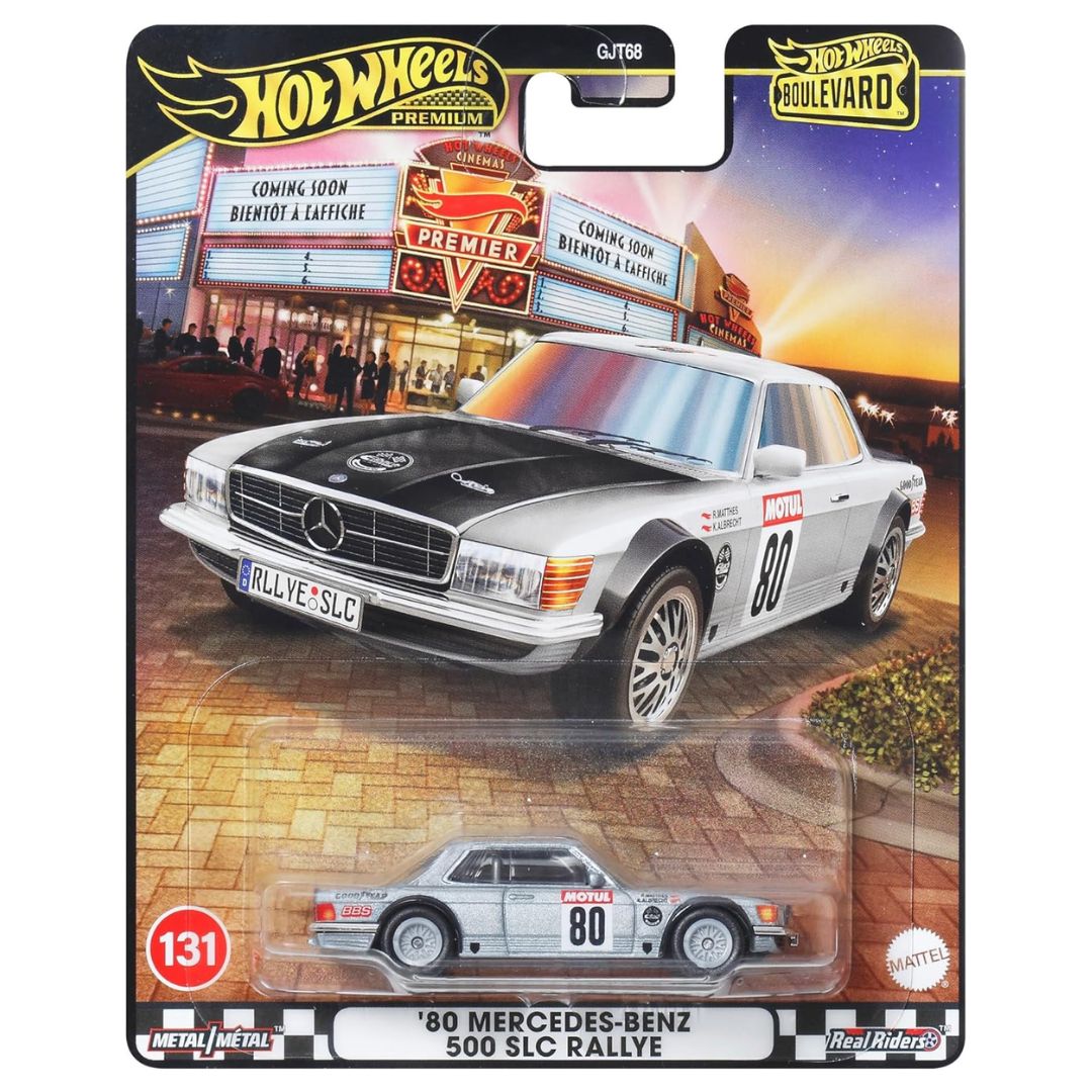 Hot Wheels Premium Boulevard '80 Mercedes-Benz 500 SLC Rallye