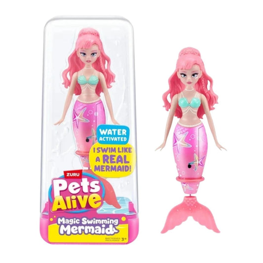Zuru Pets Alive Magic Swimming Mermaid - Coral